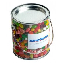 Big PVC Bucket filled with JELLY BELLY Jelly Beans